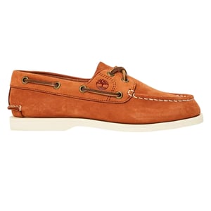 Timberland Klassieke platte bootschoenen voor heren met moc-neus van nubuck (Roest)