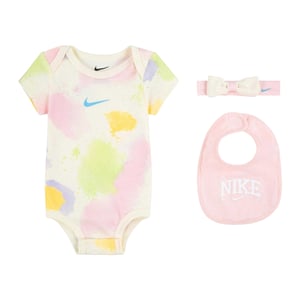 Nike Set baby meisjes body's met stropdas (Kokosmelk)