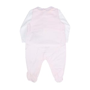 Emporio Armani Meisjes Katoenen Babysuit (Roze)