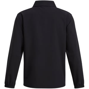 Under Armour Jongens Woven Snap-Front Coach Jacket (Zwart/Wit)
