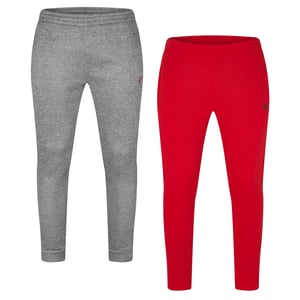 Reebok Joggingbroeken voor kinderen (set van 2) (Grijs/Rood)