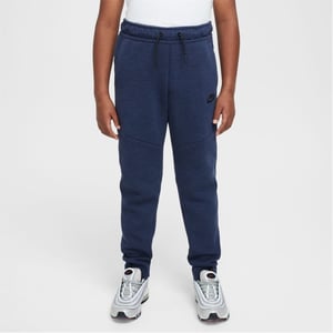Boys Nike Tech Fleece Big Kids Pants in Obsidian Heathr