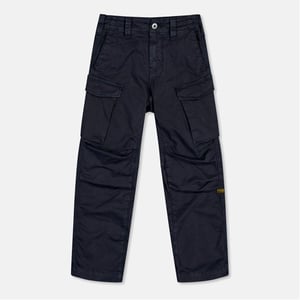 Boys G Star Solid Straight Cargo Trousers in Salute