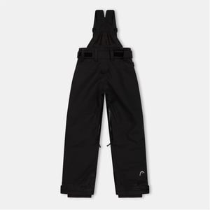 Boys Head Pro Jr Solid Patterned Salopette Ski Pants in Black