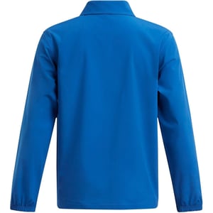 Boys Under Armour Coach Solid Patterned Snap Button Shirt Collared Jacket in Blue