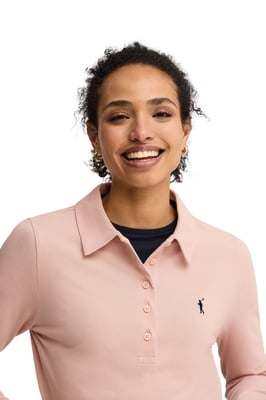 Women's Polo Shirt Long Sleeve Slim Fit POLO-SHIRT-L-S4
