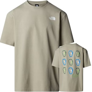 The North Face Mens U SS NSE Oversized T-Shirt Clay Grey