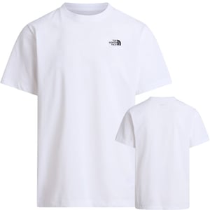 The North Face Men's Evolution embroidered logo Simple Dome T Shirt White