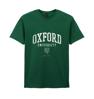 Oxford 1231 Collegiate Streetwear Forest Green T-Shirt