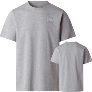 The North Face Men's Evolution embroidered logo Simple Dome T Shirt Grey
