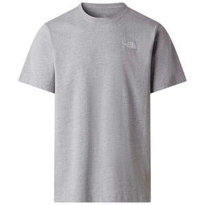 The North Face Men's Evolution embroidered logo Simple Dome T Shirt Grey