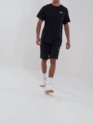 Nike Athletic T-Shirt Shorts Set Mens Black