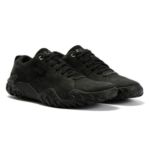 Caterpillar Gridlock Lo Tumbled Nubuck Heren Zwarte Veterschoenen