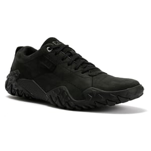 Caterpillar Gridlock Lo Tumbled Nubuck Heren Zwarte Veterschoenen