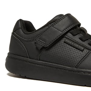 Skechers Quick Street Lite Boys School Shoes Black