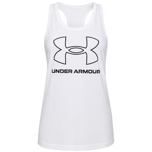 Under Armour Sportstyle Logo Womens White Vest