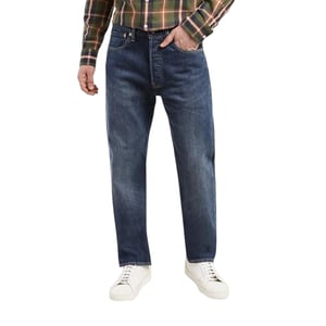 Levis Jongens 501 Original Rechte Jeans (Blauw)
