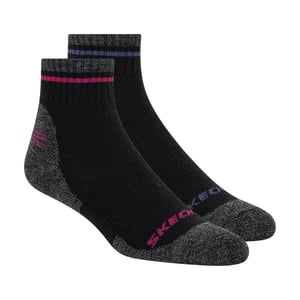 Skechers Dames/Dames Sokken (Set van 2) (Zwart)