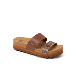 Reef Womens Cushion Vista Hi Brown/Leopard