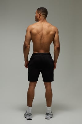 Man Active Badge 7inch Shorts