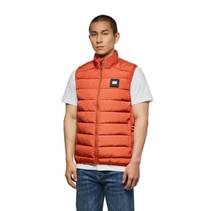 Weekend Offender Gewatteerd herenvest met Gacha-logo (Oranje)