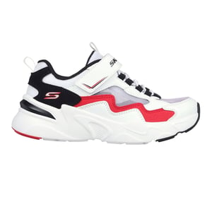 Skechers Barn Bobsbamina Träningsskor (Vit/Röd/Svart)