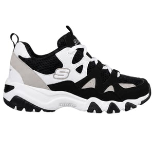 Skechers Barn DLites 2.0 Sneakers (Svart/Vit)
