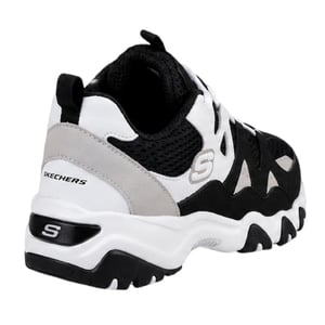 Skechers Barn DLites 2.0 Sneakers (Svart/Vit)