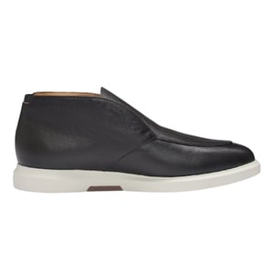 Boss Hoge leren sneakers voor heren van Randy (Donkerbruin)