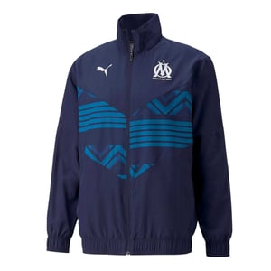 Puma Heren Prematch-jas van Olympique de Marseille FC (Marine)