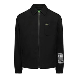 Lacoste Heren Gewatteerde Trainingsjack (Zwart)