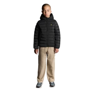 Lyle & Scott Pac A Mac-donsjas voor kinderen (Jet Zwart)