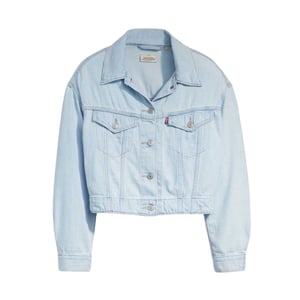 Levi's Dames Katoenen Denim Trucker Jacket (Lichtblauw)