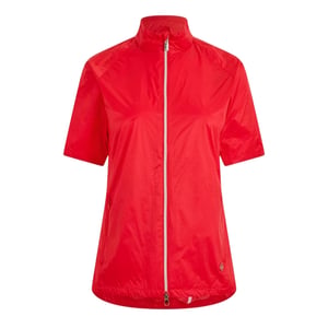 Calvin Klein Dames Perforated Regular Golf Windjack (Poppy)