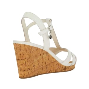 Dune London Dames/Dames Keep Leren T-Bar Sleehakken (Wit)