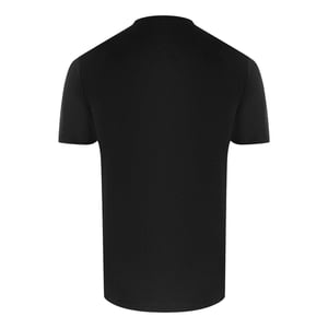 Love Moschino Heren Hart Logo T-Shirt (Zwart)