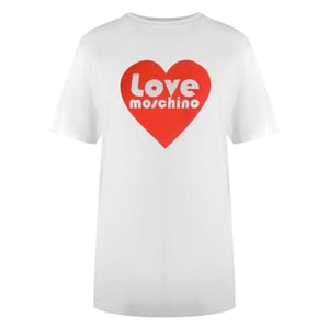 Love Moschino Dames/dames Katoenen T-shirt (Wit)