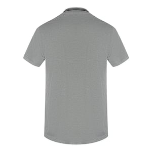 Love Moschino Heren Box Logo Katoenen Poloshirt (Grijs)