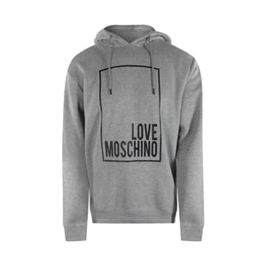 Love Moschino Dames/Dames Box Logo Hoodie (Grijs)