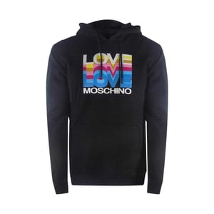Love Moschino Dames/Dames Multi Logo Hoodie (Zwart)