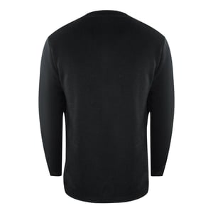 Love Moschino Heren Sweatshirt met hartlogo (Zwart)