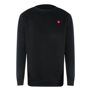 Love Moschino Sweatshirt met klein logo voor heren (Zwart)