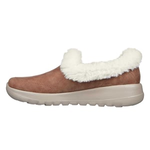 Skechers Go Walk Joy sneakers van imitatiesuède voor dames (Kastanje)