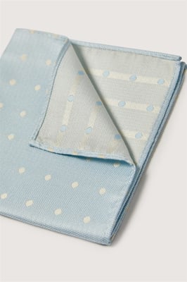 Pocket Square in Pale Blue