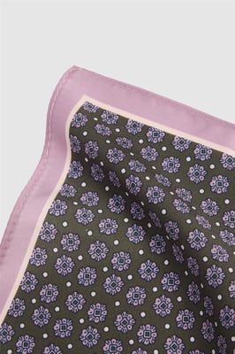 Pocket Square in Charcoal