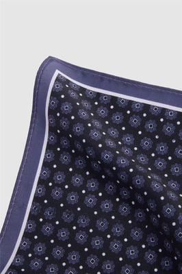 Pocket Square in Navy