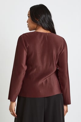 Maternity Plisse Smock Top