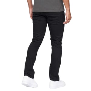 Crosshatch Heren Buraca Slim Jeans (Zwart)