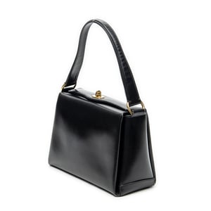Vintage Fold Over Top Handle  Shoulder Bag
