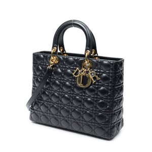 Large Lady Dior Zip   schoudertas